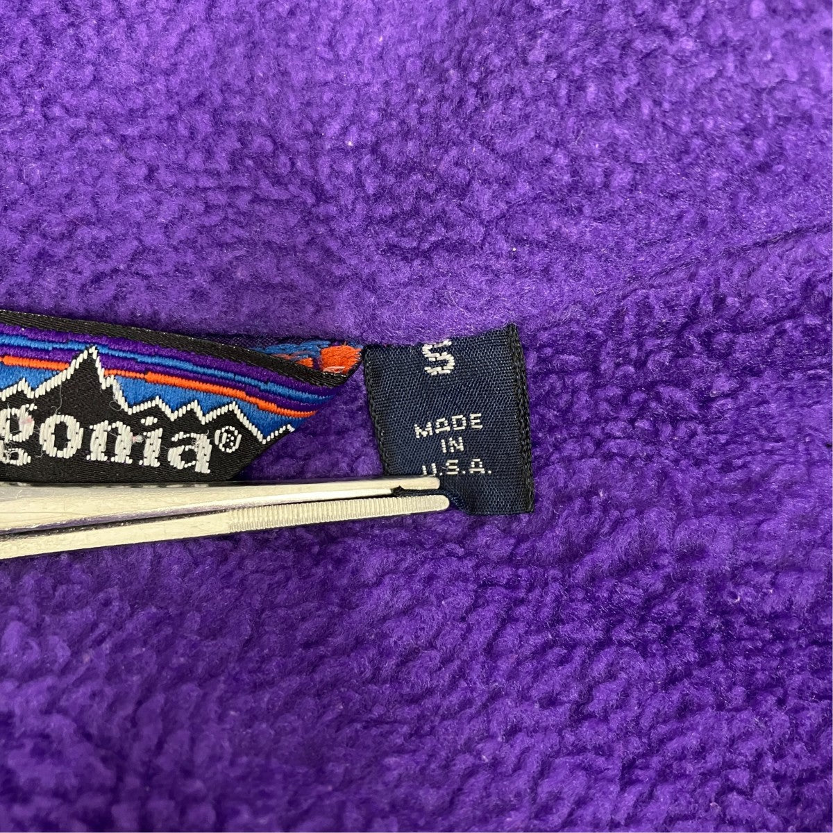 Patagonia 90sUSA製フリースジャケット 古着・中古-7枚目のアイテム画像