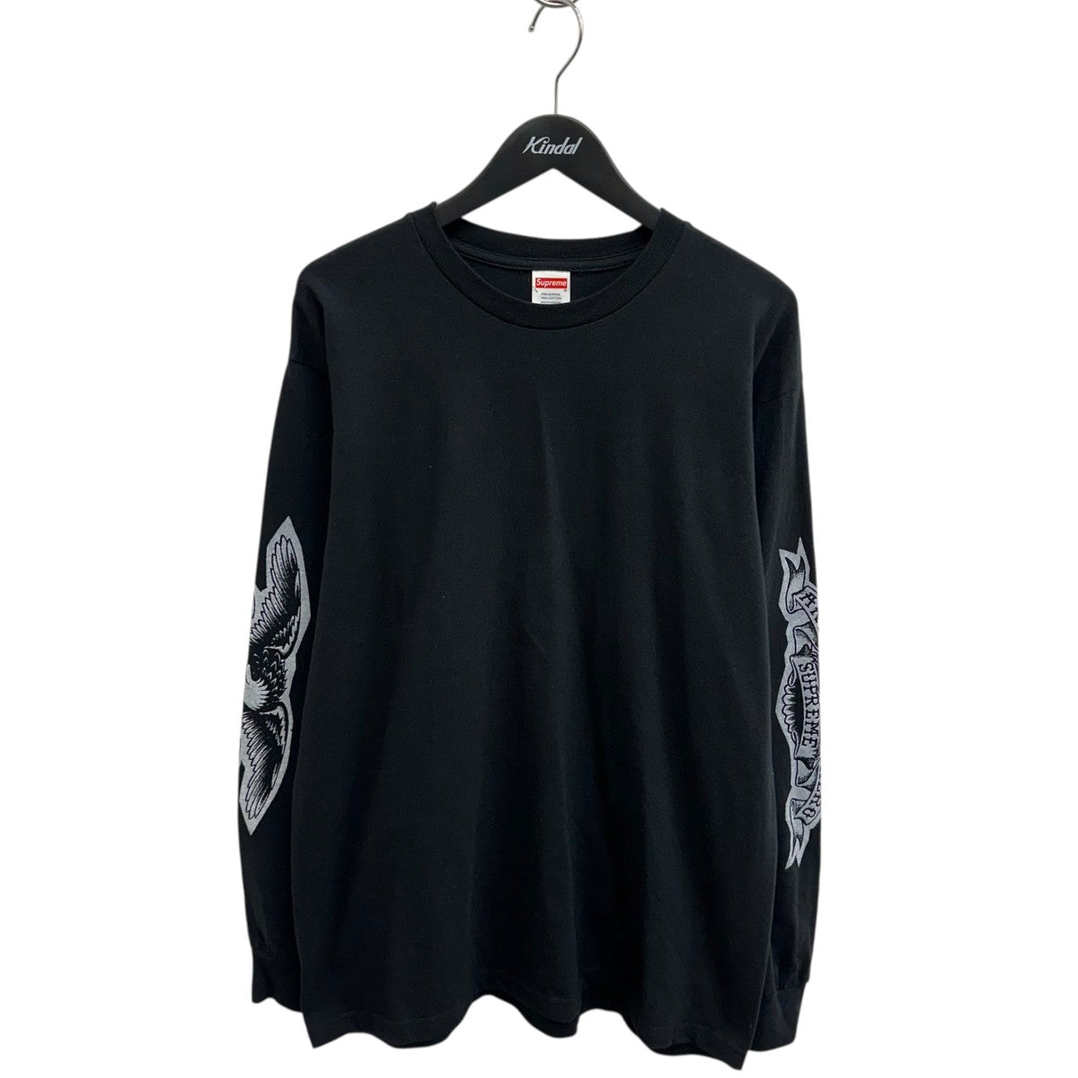 Supreme×ANTIHERO 長袖TシャツRN#101837 PLE-SHRUNK 古着・中古-1枚目のアイテム画像