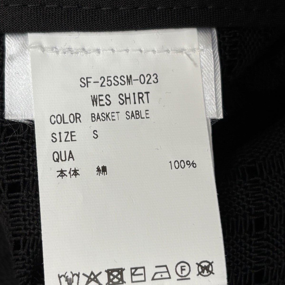 Sefr WES SHIRTシャツジャケットSF-25SSM-023 古着・中古-7枚目のアイテム画像