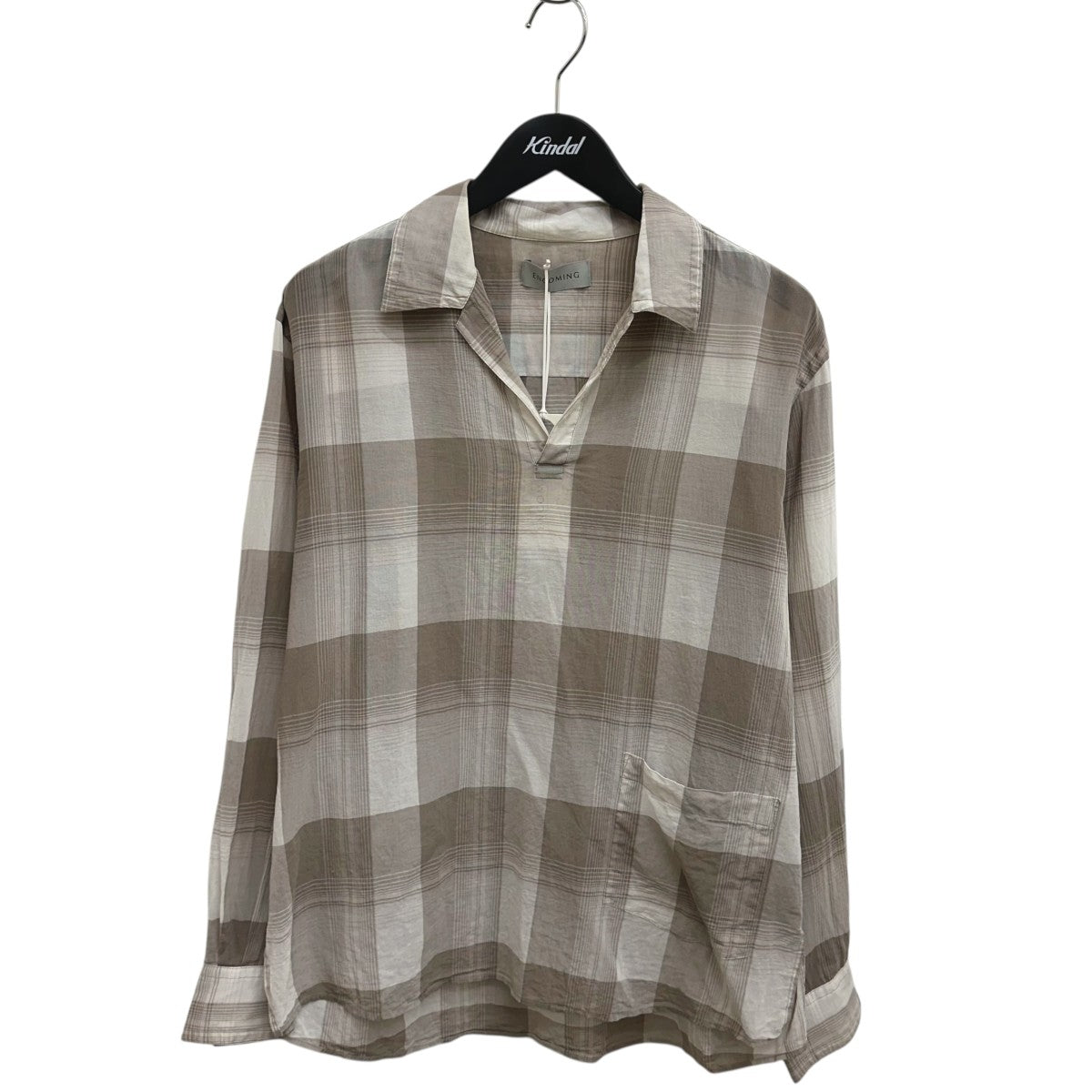 ENCOMING Pullover Pocket Shirt長袖シャツSS25-PPSH 古着・中古-1枚目のアイテム画像