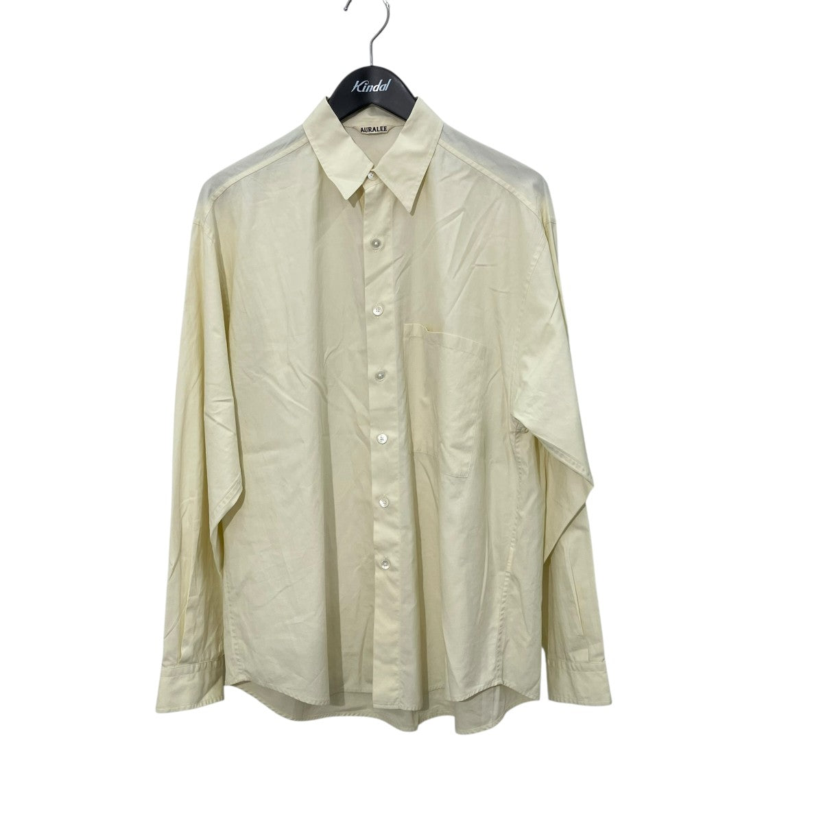 AURALEE 24SSWASHED FINX TWILL BIG SHIRT長袖シャツA24SS02TN 古着・中古-1枚目のアイテム画像