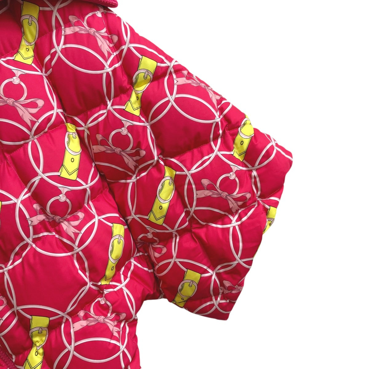 HERMES 22AW キルティング リバーシブルダウンジャケット 朝の散歩 2H0156D5 古着・中古-4枚目のアイテム画像