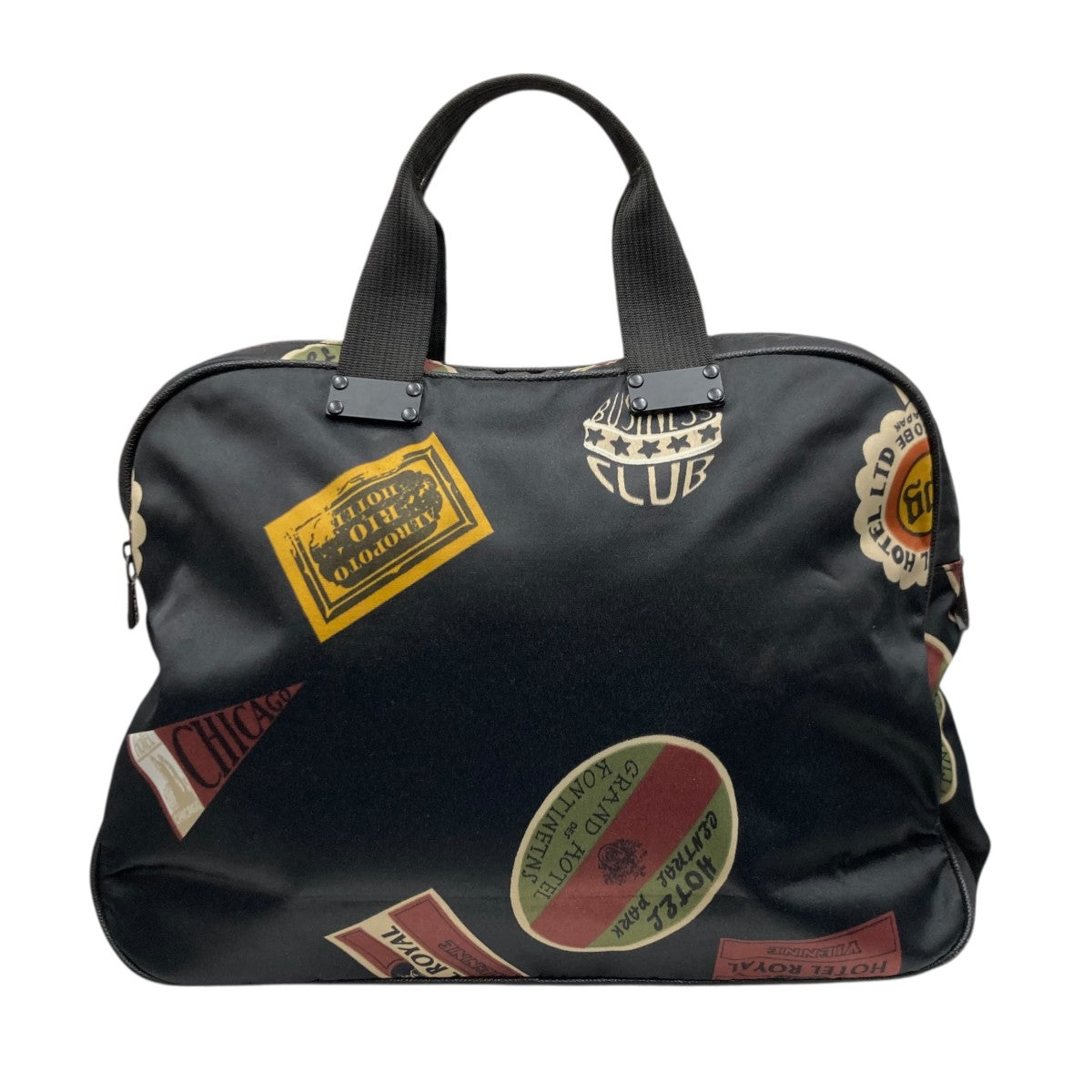 Jean Paul Gaultier JPG ボストンバッグ ナイロン 90s Jean Paul GAULTIER(ジャンポールゴルチェ) ボストンバッグ ブラック