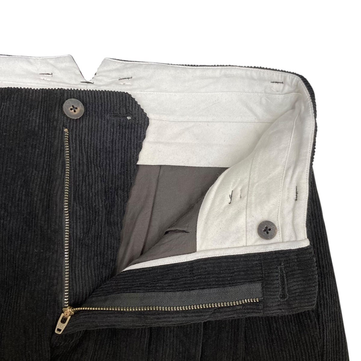 calmlence Triple Pleated Wide CorduroyコーデュロイパンツPANTS032 古着・中古-5枚目のアイテム画像