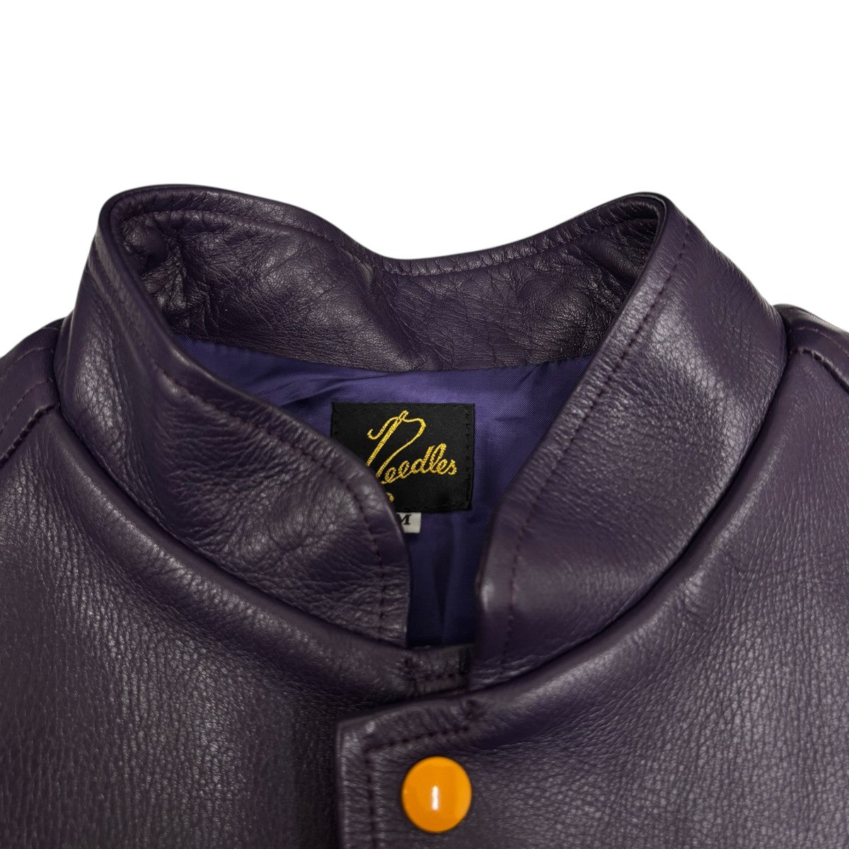 Needles(ニードルズ) LETTERMAN JACKETレザージャケットNS078 NS078
