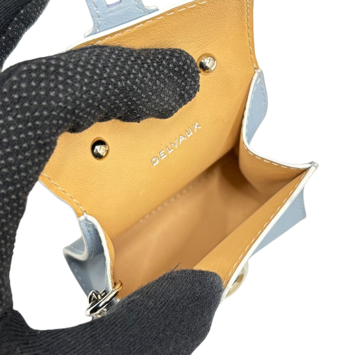 DELVAUX(デルヴォー) ミニバッグチャームチャーム ブルー｜【公式