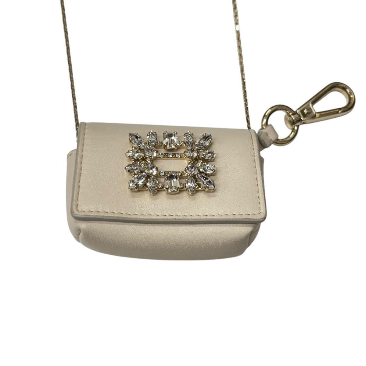 Roger Vivier クリスタルバックルミニポーチバッグ 古着・中古-3枚目のアイテム画像