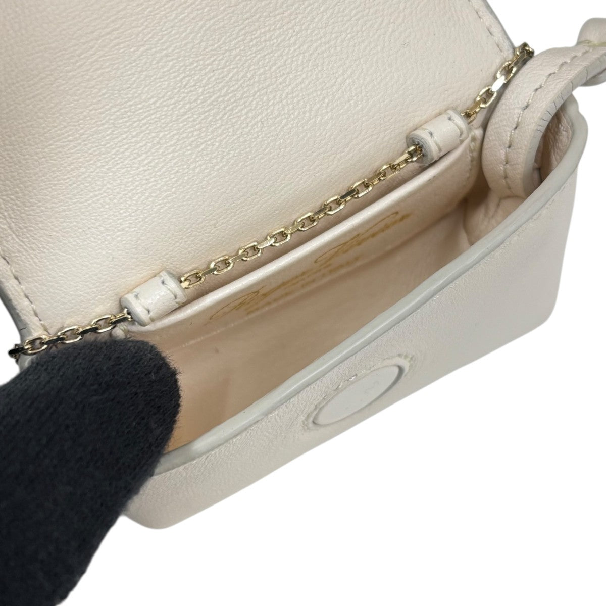Roger Vivier クリスタルバックルミニポーチバッグ 古着・中古-6枚目のアイテム画像