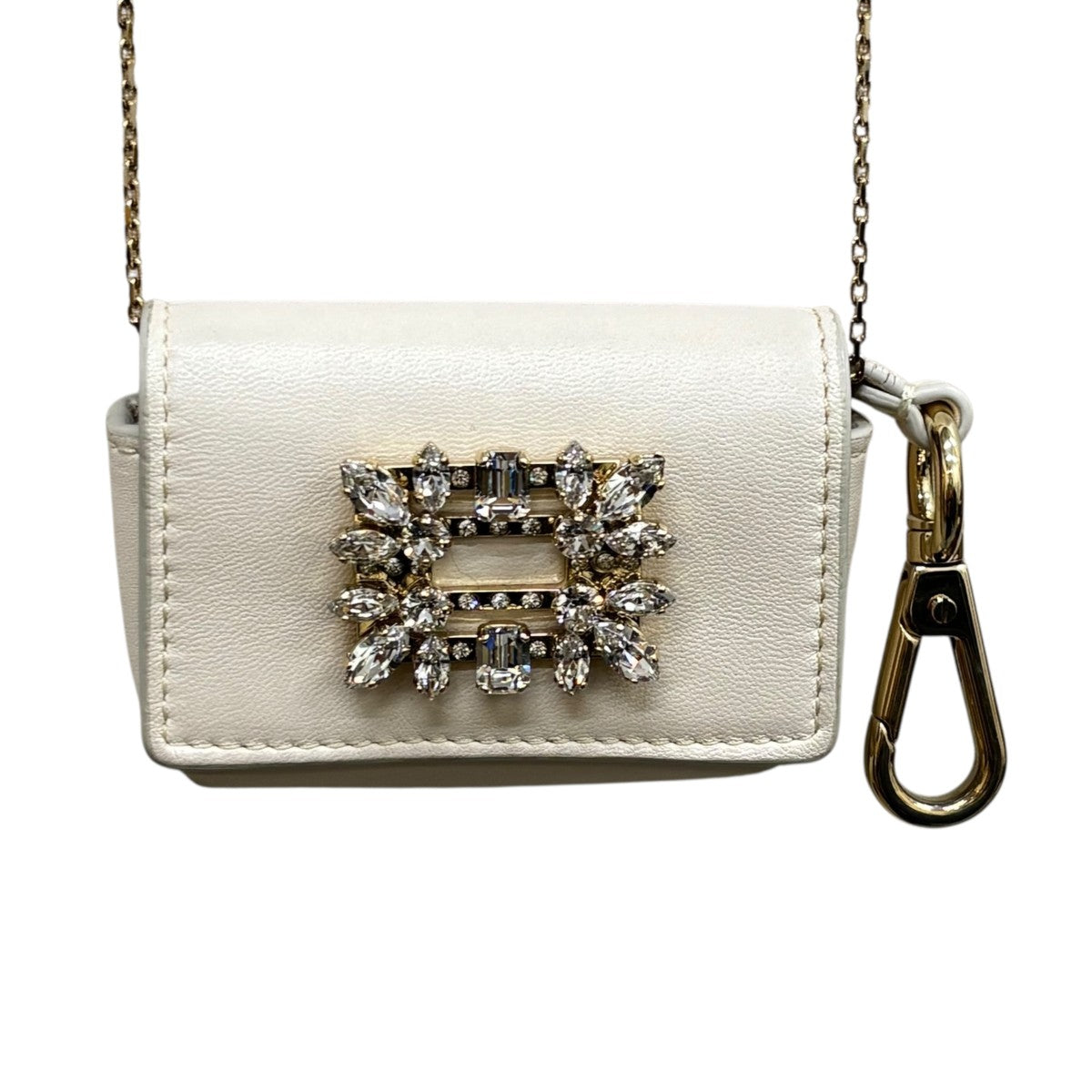 Roger Vivier クリスタルバックルミニポーチバッグ 古着・中古-8枚目のアイテム画像
