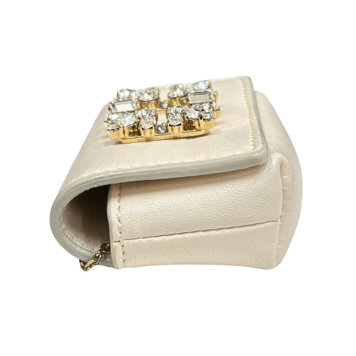 Roger Vivier クリスタルバックルミニポーチバッグ 古着・中古-9枚目のアイテム画像