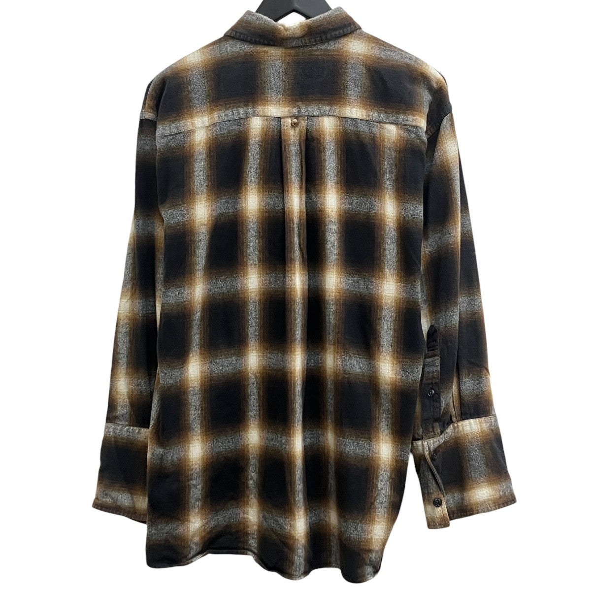 DOUBLE CUFF CHECK BLOUSE  22AMSBL04