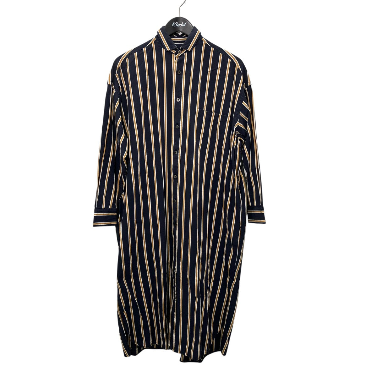 TICCA ストライプ長袖シャツワンピース0293401036 古着・中古-1枚目のアイテム画像
