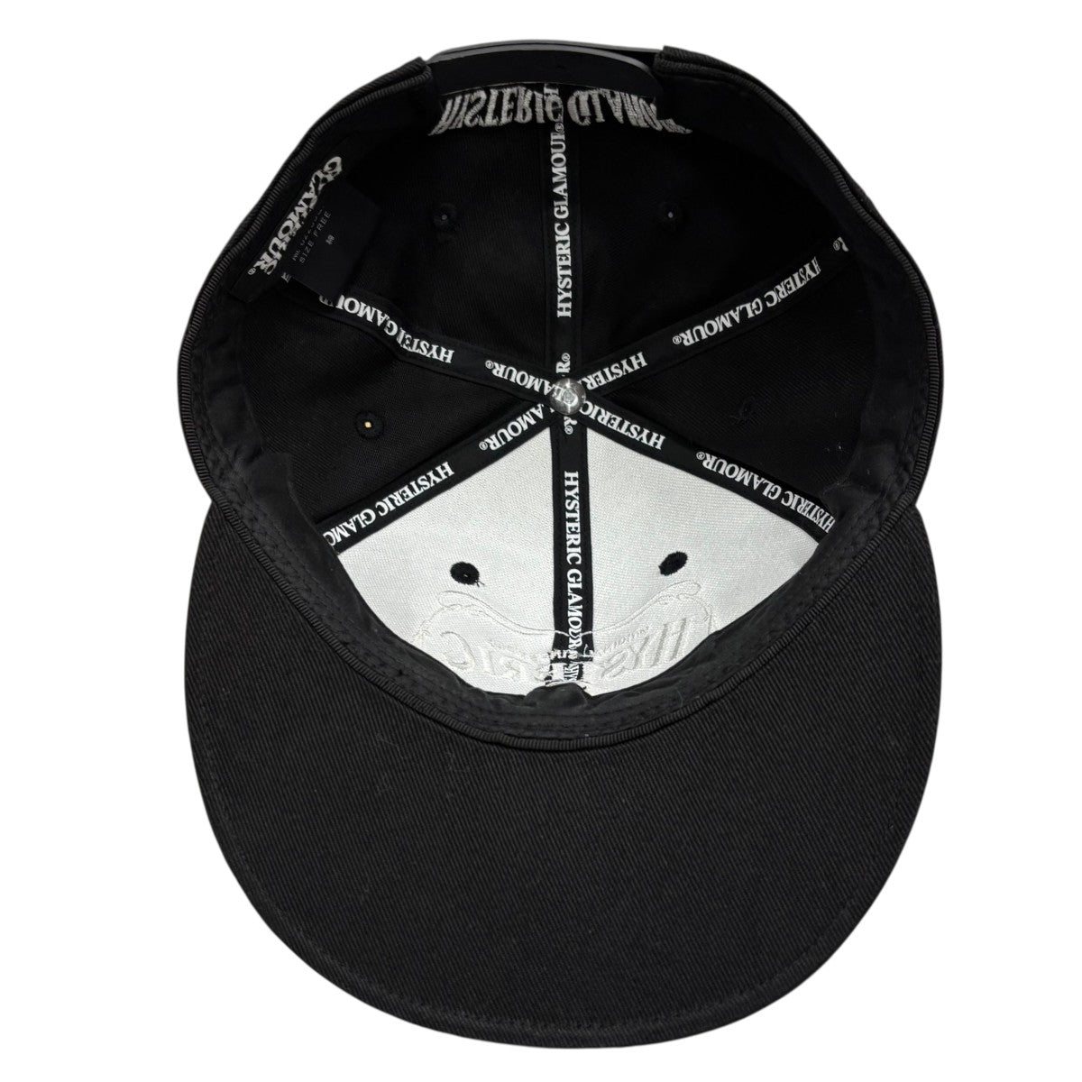 HYSTERIC GLAMOUR ロゴキャップ ホワイト/ブラック HYSTERIC GLAMOUR キャップ ブラック/ホワイト - メルカリ