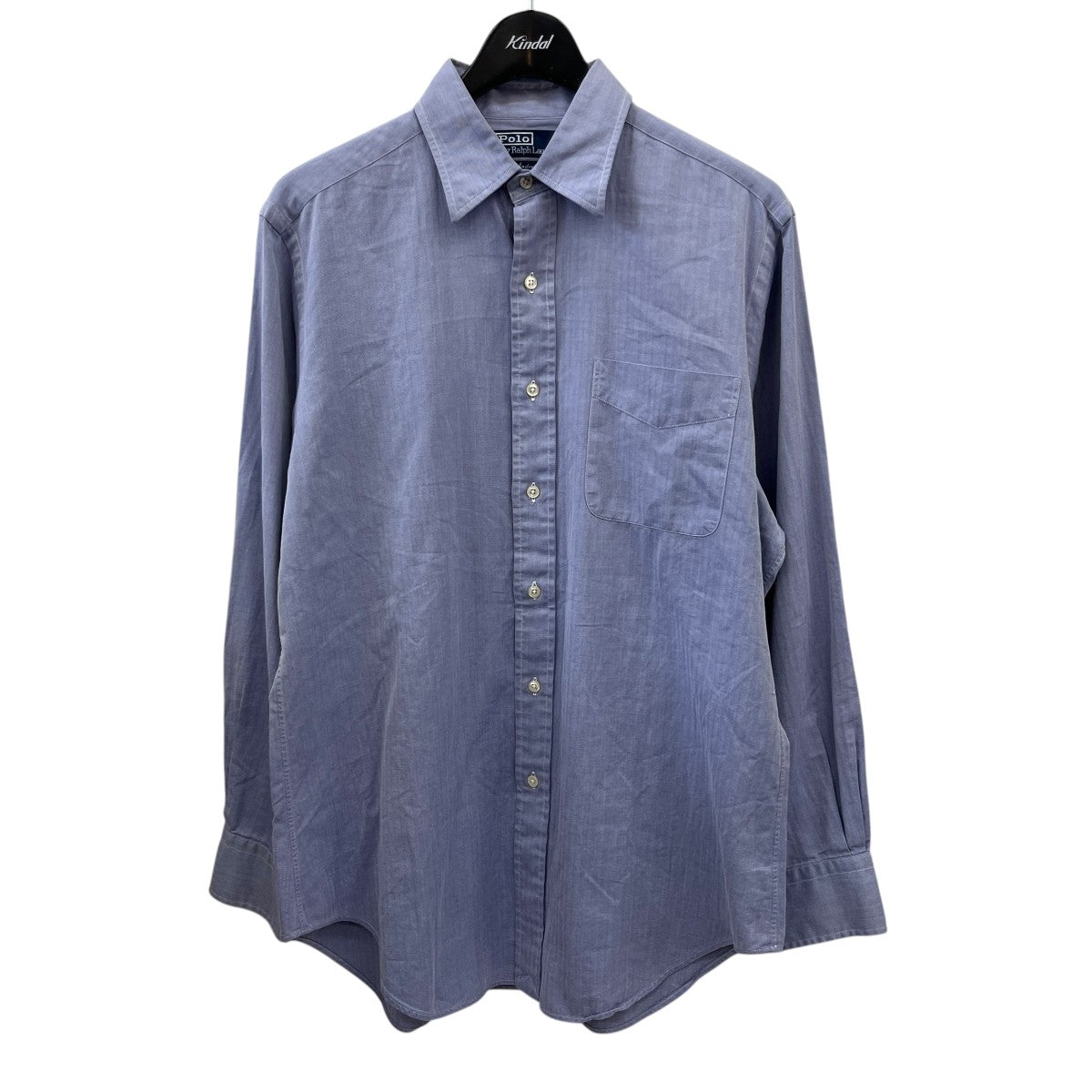 POLO RALPH LAUREN ヘリンボーンレギュラーカラーシャツ 古着・中古-1枚目のアイテム画像