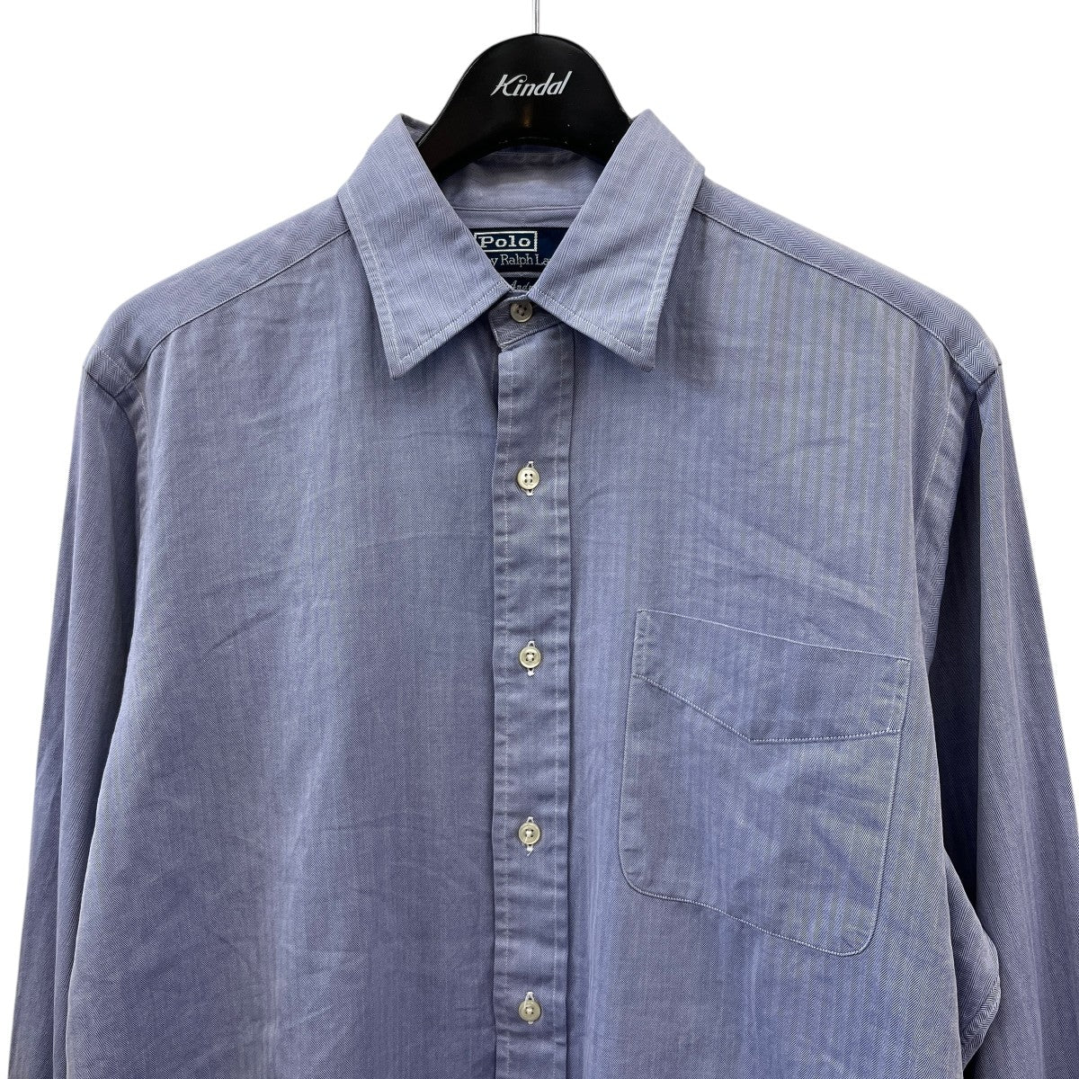 POLO RALPH LAUREN ヘリンボーンレギュラーカラーシャツ 古着・中古-3枚目のアイテム画像