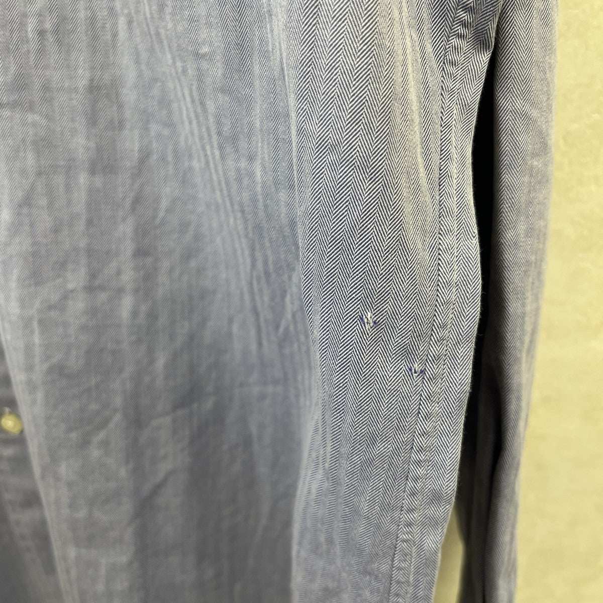 POLO RALPH LAUREN ヘリンボーンレギュラーカラーシャツ 古着・中古-4枚目のアイテム画像