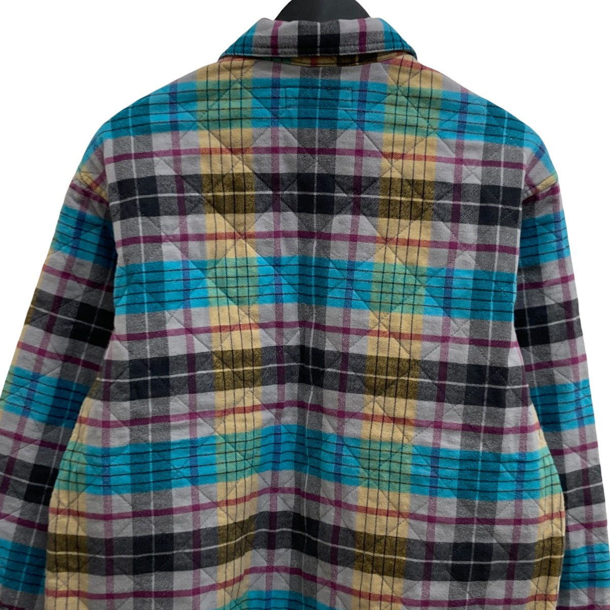 24FW Boucle Up Zip UP Shirtチェックジャケット