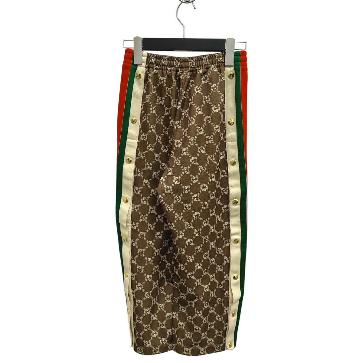 GUCCI GGジャガード インターロッキング Gスナップ ジョギング パンツ 671496 古着・中古-2枚目のアイテム画像