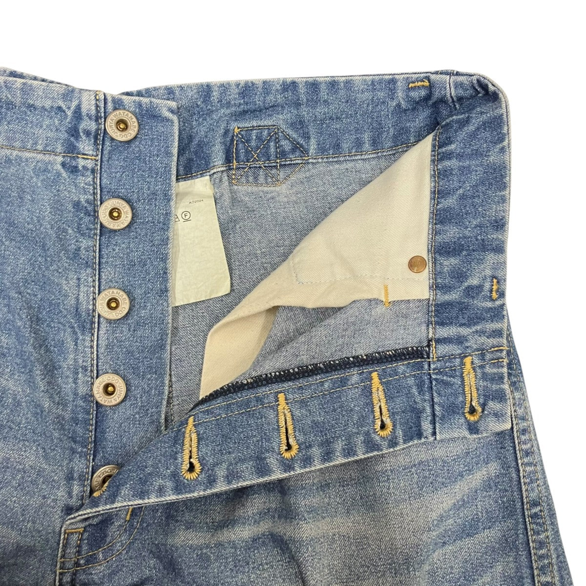 JUNYA WATANABE CDG AD2024デニムパンツJN-P014 古着・中古-6枚目のアイテム画像