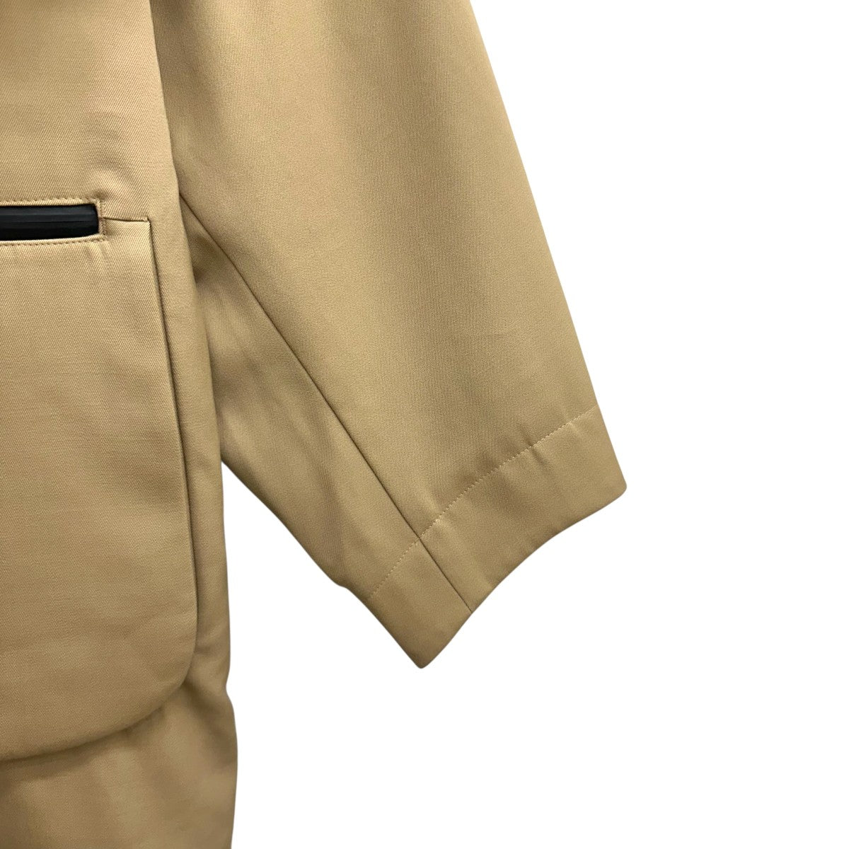 Wool Gabardine Coat With Detouchable Quilted linerコートMM23FW-C0009