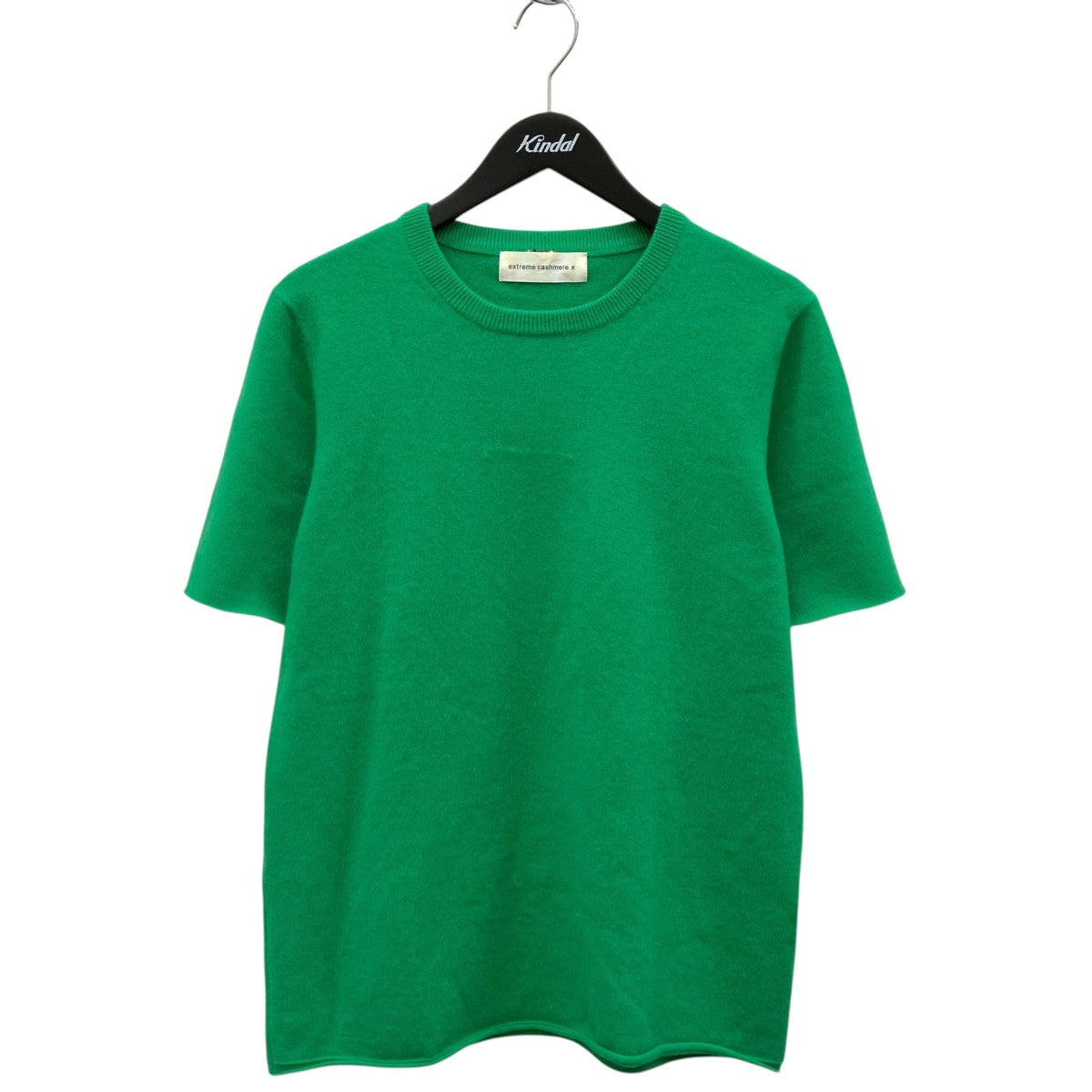 extreme cashmere カシミヤハーフスリーブニット セーター半袖ニット8677-343-0016 古着・中古-1枚目のアイテム画像