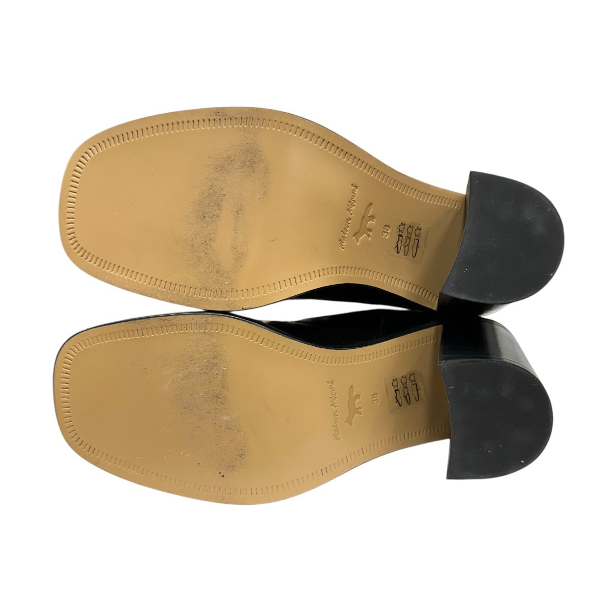 MAISON KITSUNE LEATHER LOW CHELSEA BOOTSサイドゴアブーツLW04313LC0038 古着・中古-5枚目のアイテム画像