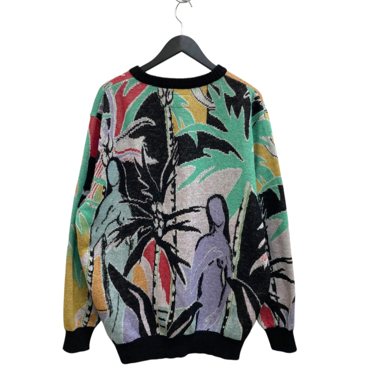 22AWMOHAIR KNIT JACQUARD SWEATERモヘアジャガードニットセーター