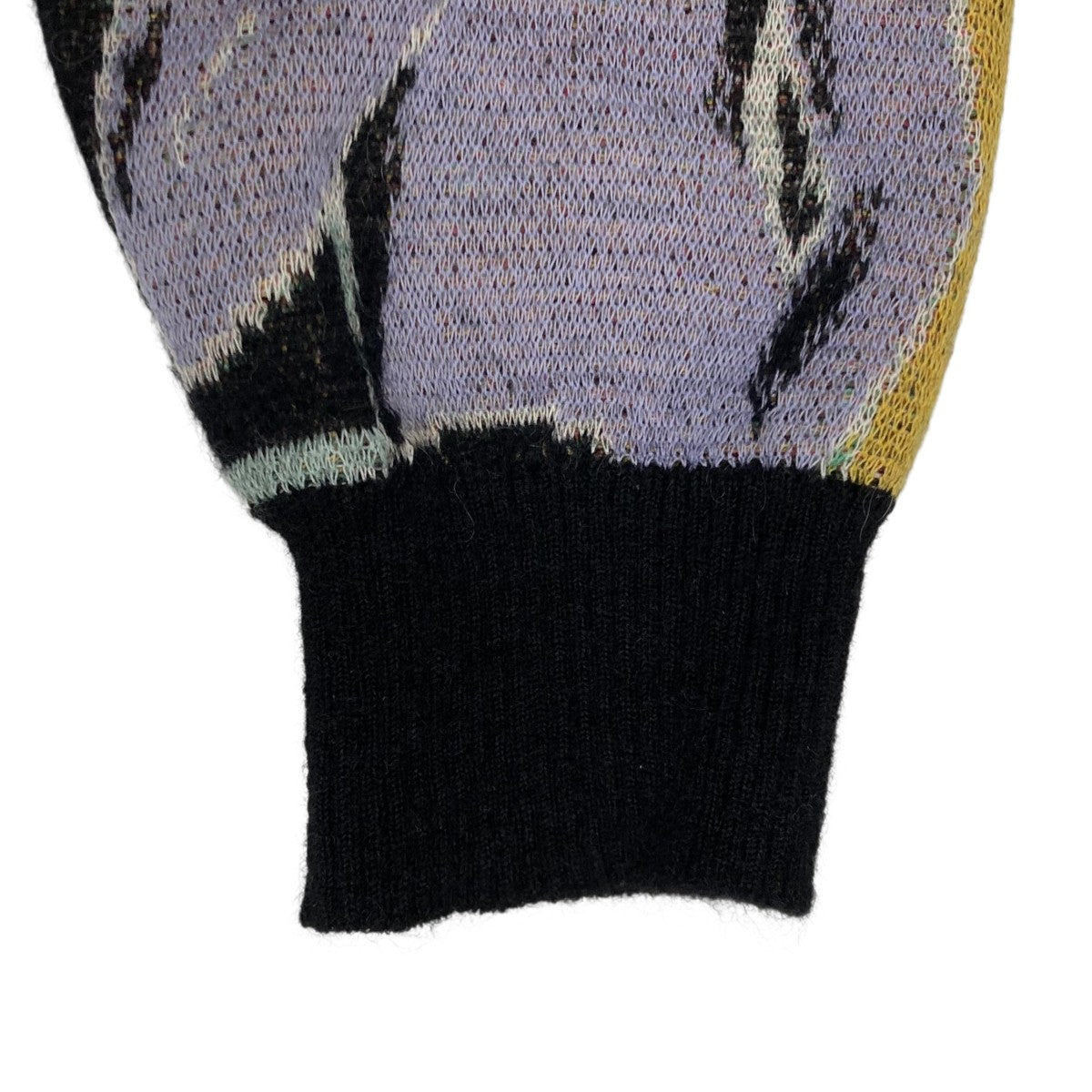 22AWMOHAIR KNIT JACQUARD SWEATERモヘアジャガードニットセーター