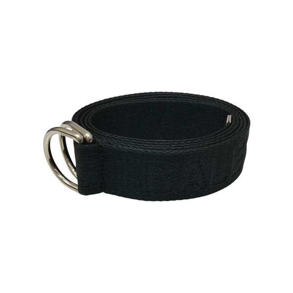 BALENCIAGA(バレンシアガ) ダブルリングナイロンベルト ブラック