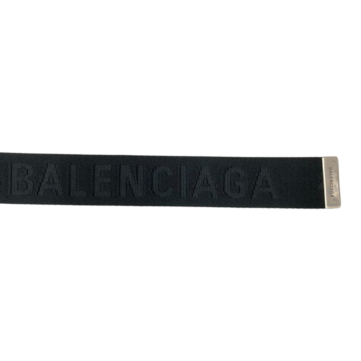 BALENCIAGA(バレンシアガ) ダブルリングナイロンベルト ブラック