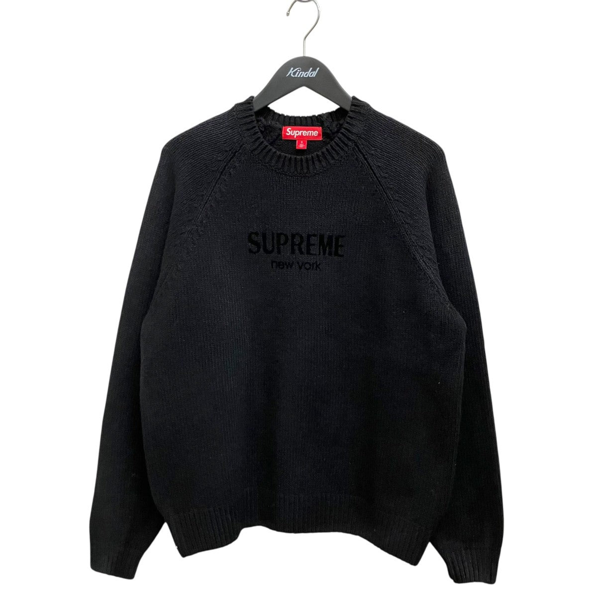 24AWFlocked Logo Sweaterニット