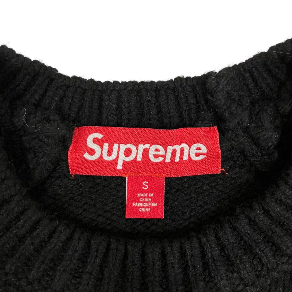 24AWFlocked Logo Sweaterニット