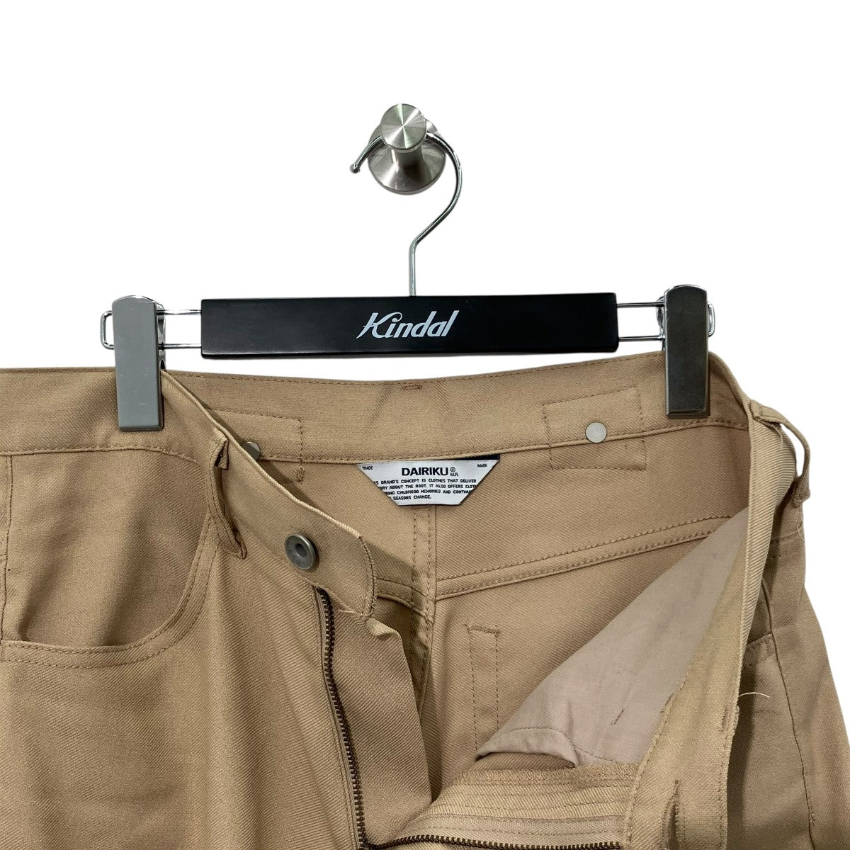 DAIRIKU 23SSStraight Pressed Pantsストレートパンツ23SS-P-8 古着・中古-3枚目のアイテム画像