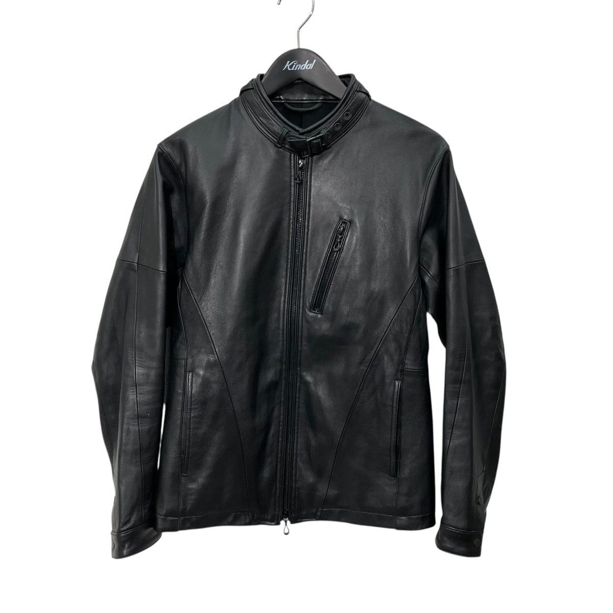 NICOLE CLUB FOR MEN ラムレザーシングルライダースレザージャケット3464-3700 古着・中古-1枚目のアイテム画像