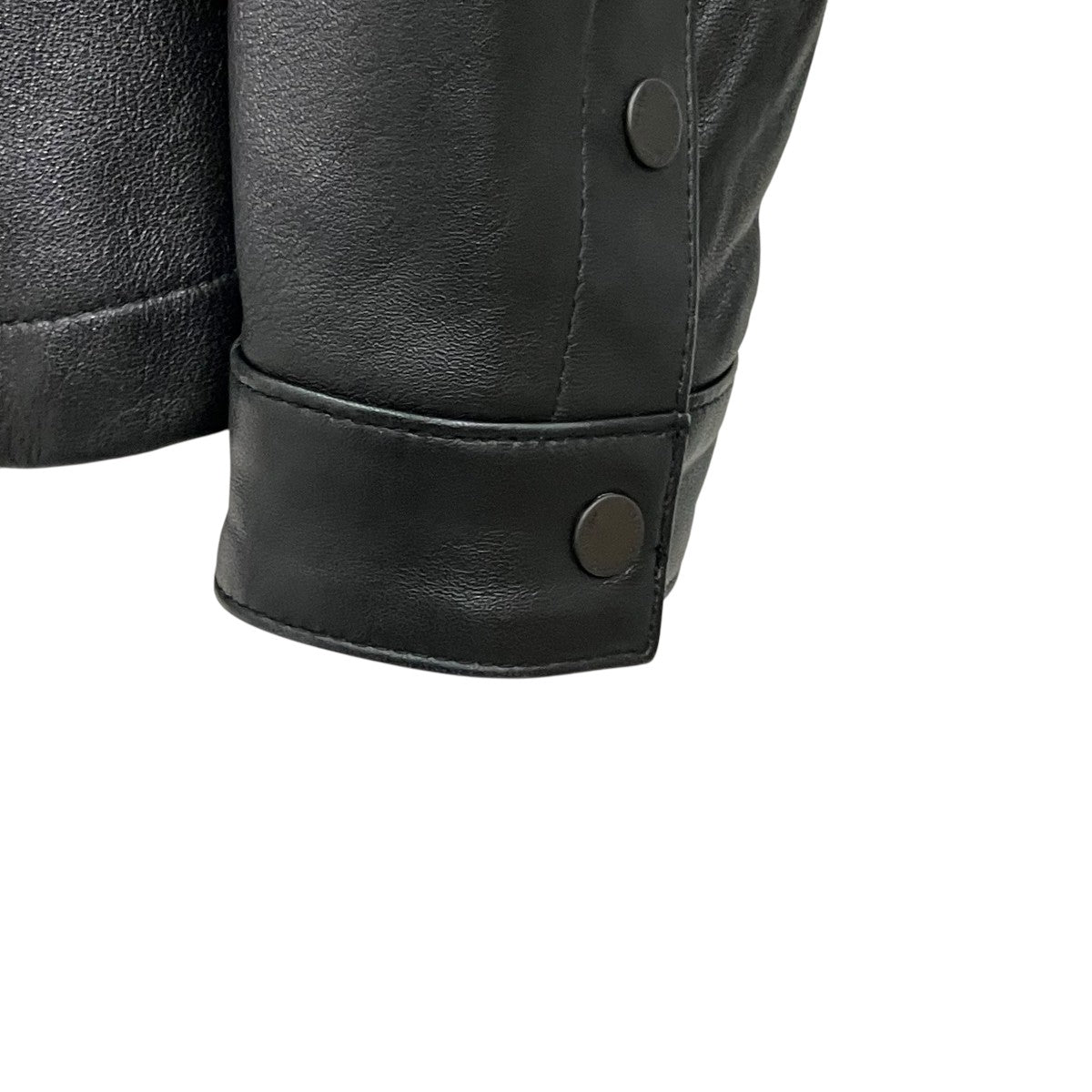 NICOLE CLUB FOR MEN ラムレザーシングルライダースレザージャケット3464-3700 古着・中古-4枚目のアイテム画像