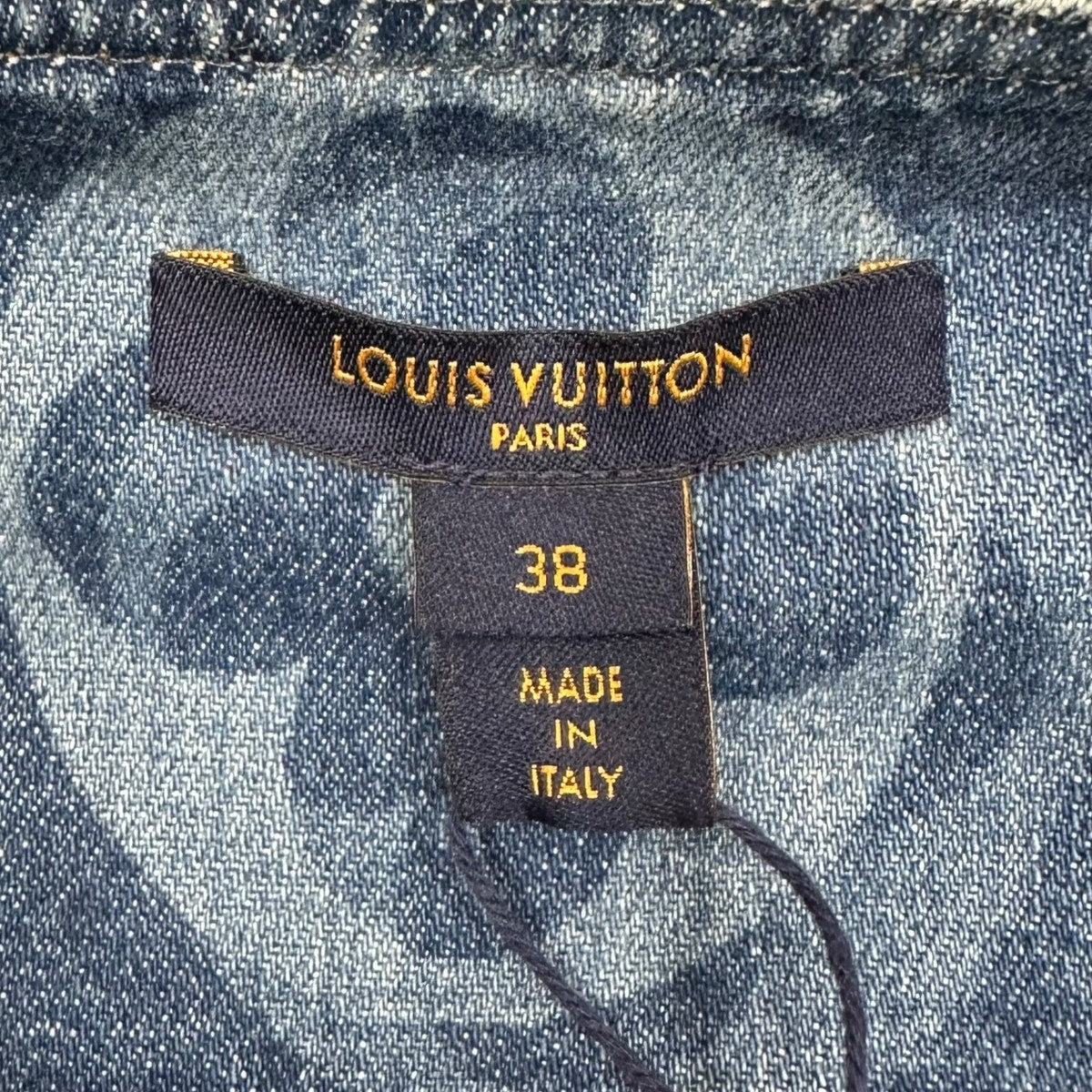LOUIS VUITTON 21AWブラーリィ ジャイアントモノグラムノースリーブワンピースFKDR36ZPY 古着・中古-7枚目のアイテム画像