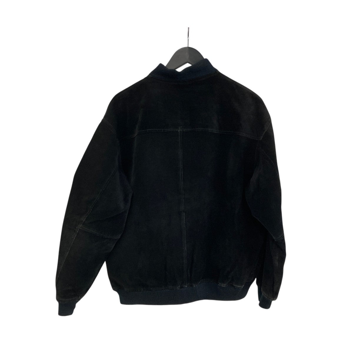 裏地タータンチェックレザーブルゾン