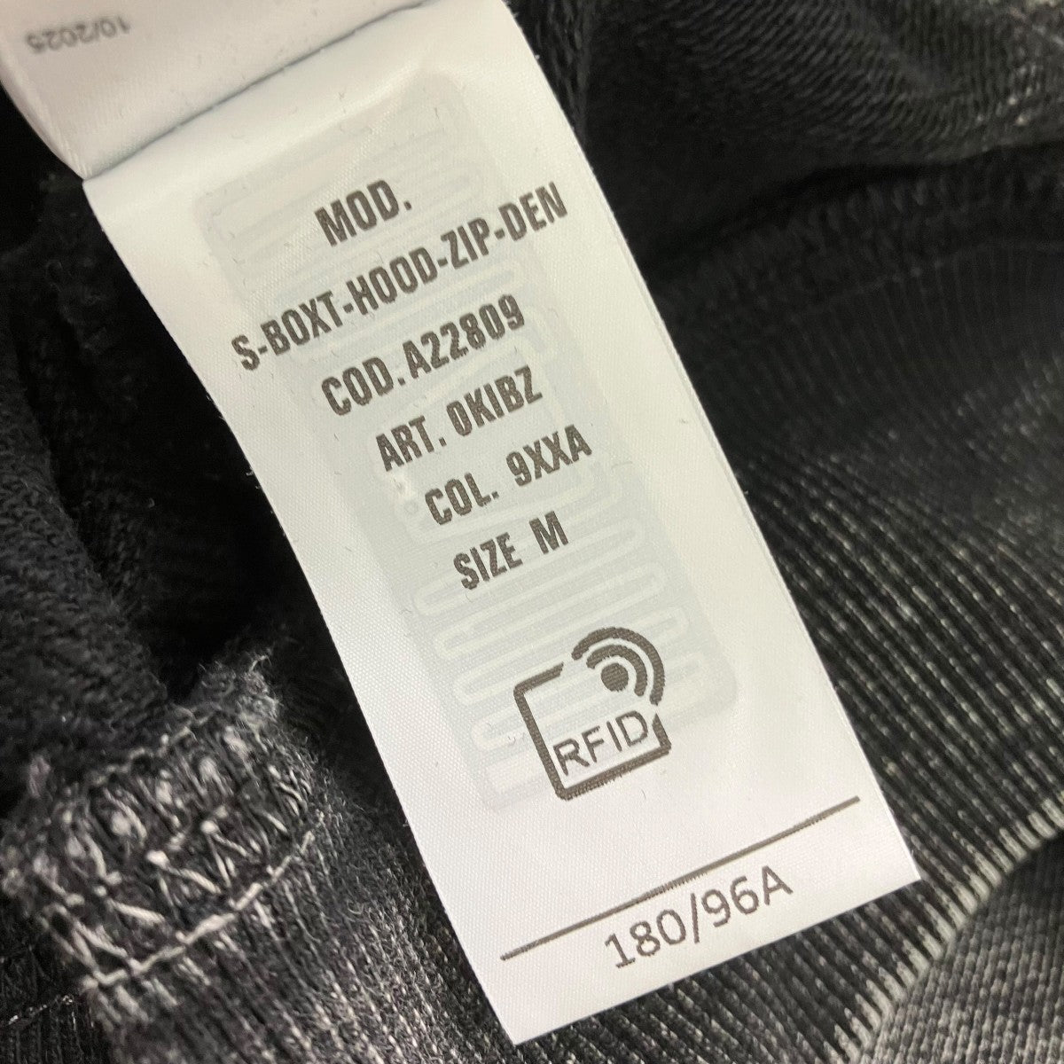 DIESEL ジップパーカー0KIBZ 古着・中古-5枚目のアイテム画像