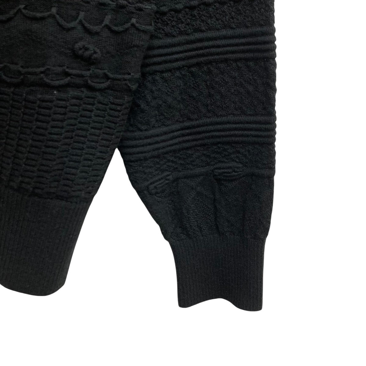 22AWCrew Neck Pattern Knit薄手ニットS0-K09-870