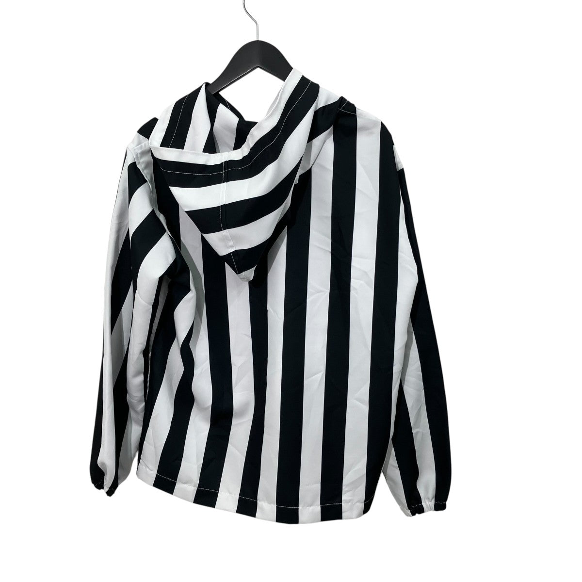 BLACK COMME des GARCONS AD2022ストライププルオーバーパーカー1K-J204 古着・中古-2枚目のアイテム画像