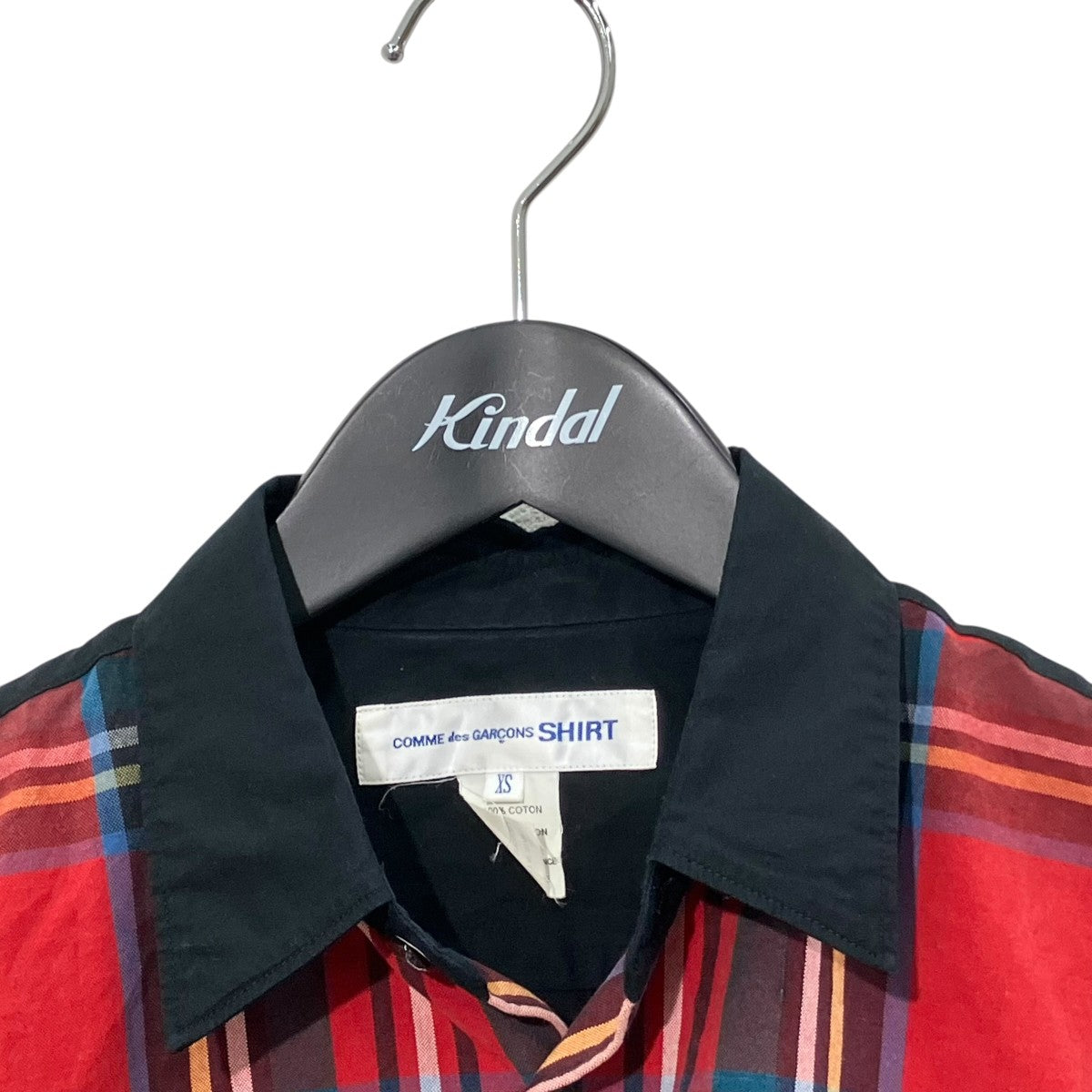 COMME des GARCONS SHIRT チェック長袖シャツW18069 古着・中古-3枚目のアイテム画像
