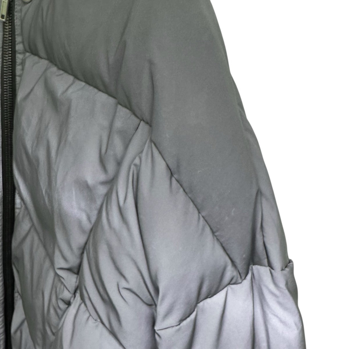 RICK OWENS 22AWノーカラー パデッドジャケットダウンジャケットRR02B2788-RXD3 古着・中古-4枚目のアイテム画像