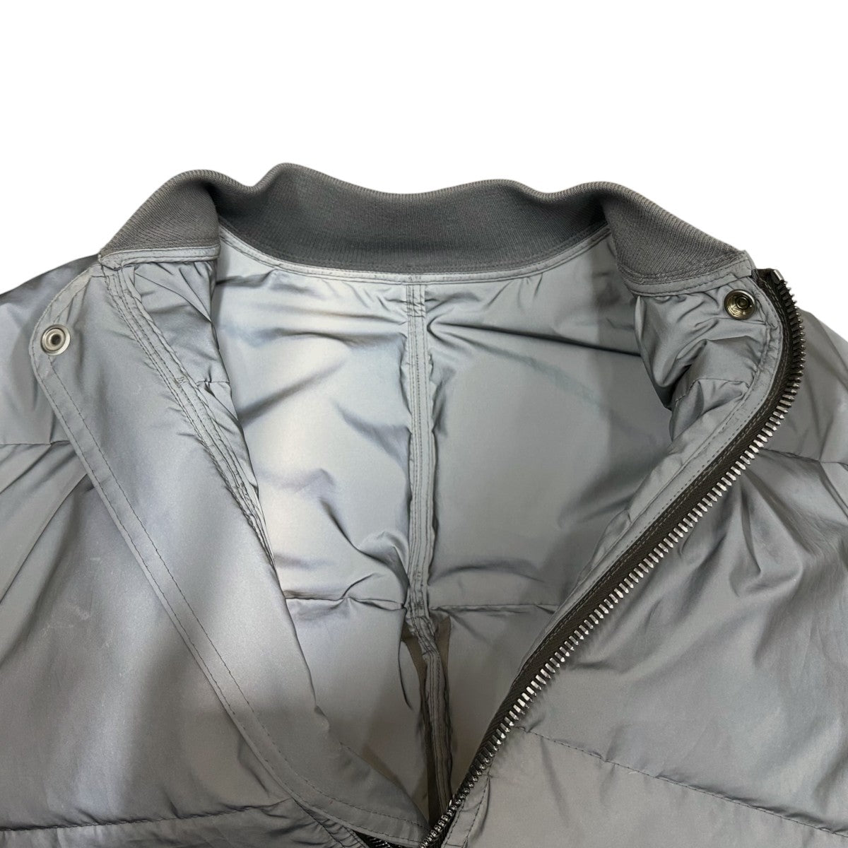 RICK OWENS 22AWノーカラー パデッドジャケットダウンジャケットRR02B2788-RXD3 古着・中古-9枚目のアイテム画像