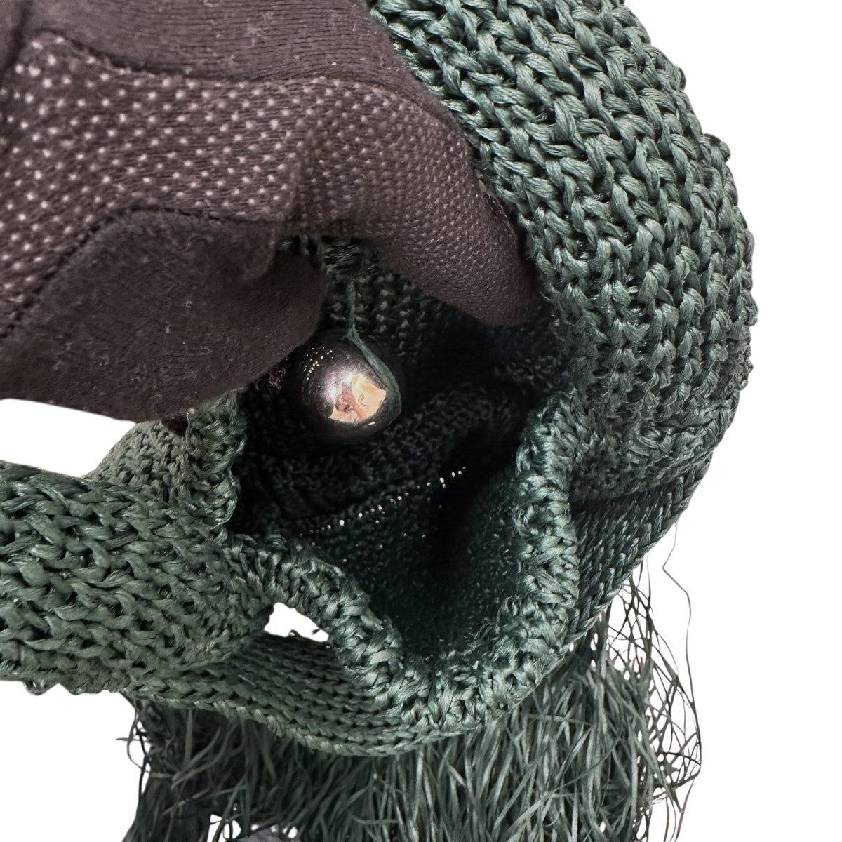 NKNIT 24SSロングフリンジニットバッグハンドバッグNKNIT24SS-N049 古着・中古-5枚目のアイテム画像