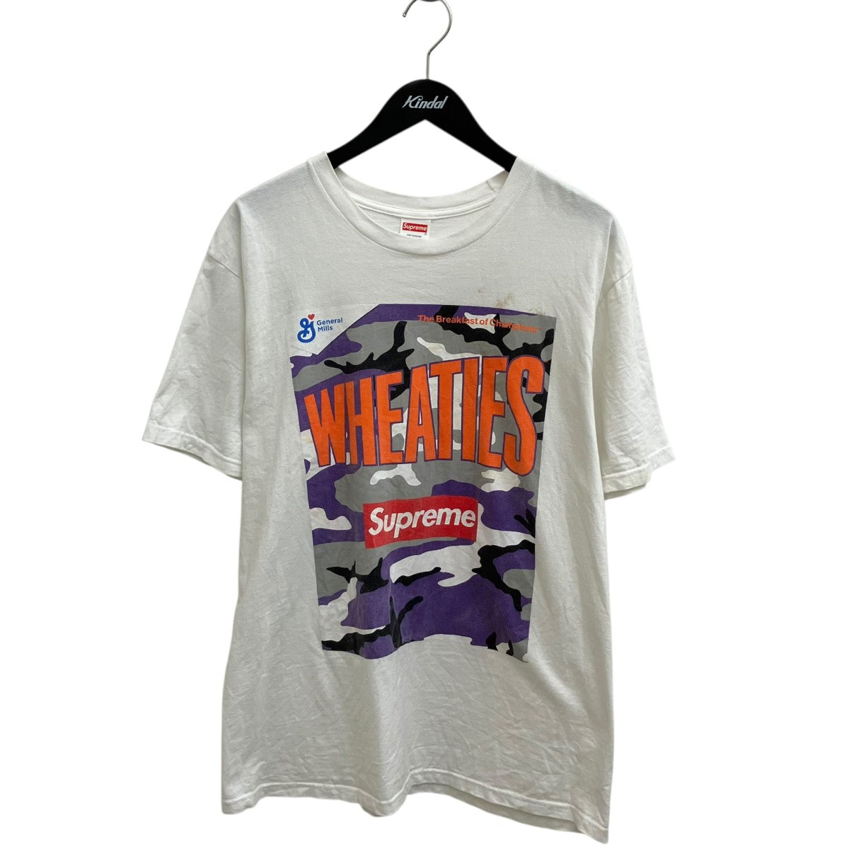 Supreme ×Wheaties半袖Tシャツ 古着・中古-1枚目のアイテム画像
