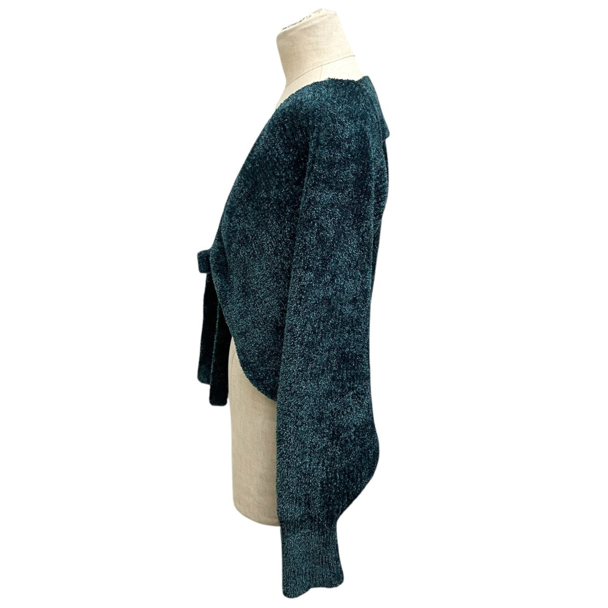 TAN THICK MOLE KNIT SLEEVEカーディガンTN23FW018 古着・中古-3枚目のアイテム画像