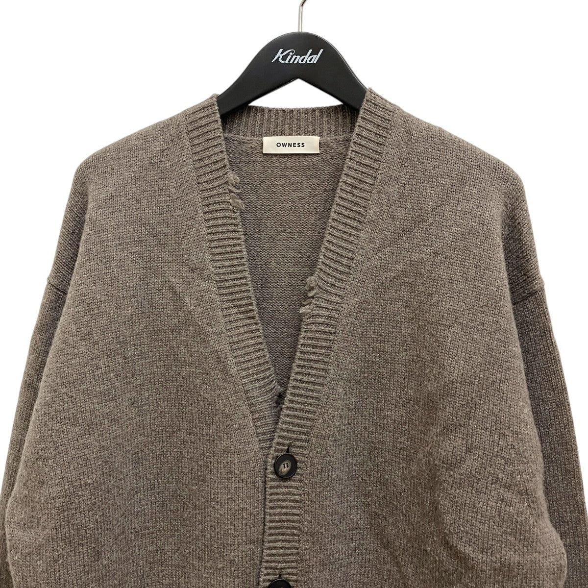 OWNESS 25AW クラッシュカーディガン OW25FW-05 古着・中古-3枚目のアイテム画像
