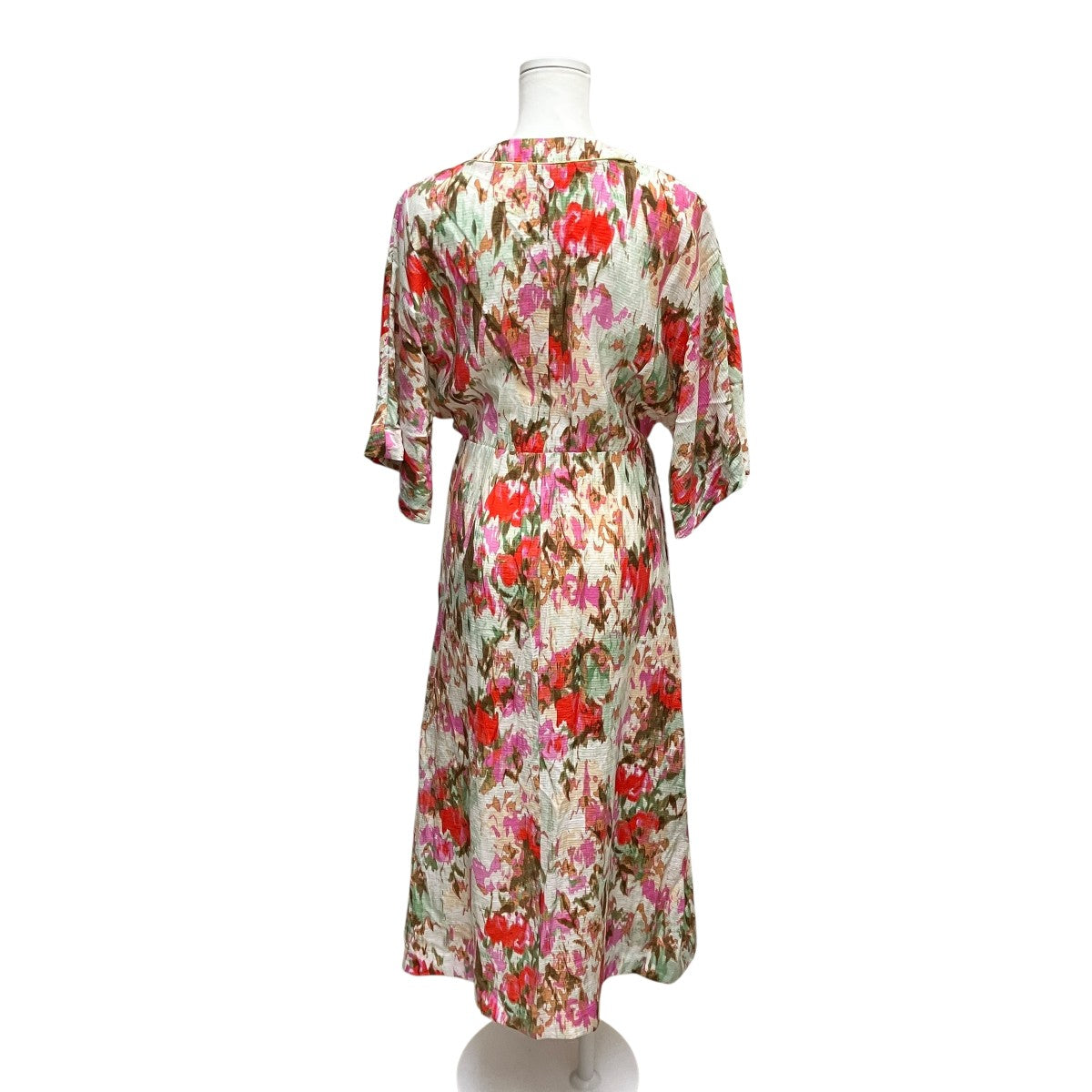 numph Nuvinnie DressVネック総柄ワンピース705414 古着・中古-4枚目のアイテム画像