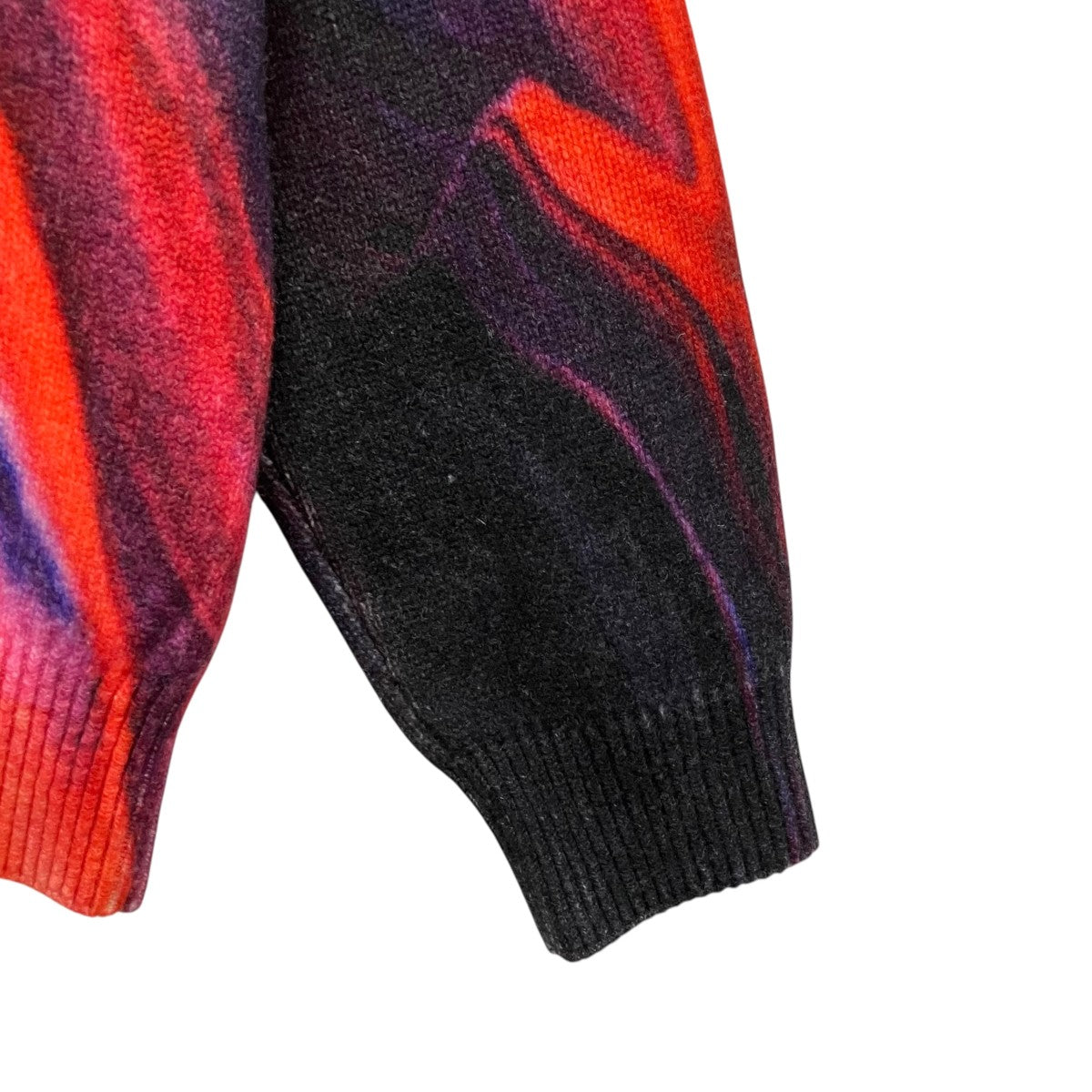 stein EXTRA FINE LAMBS PRINTED KNIT LSニットST.712 古着・中古-4枚目のアイテム画像
