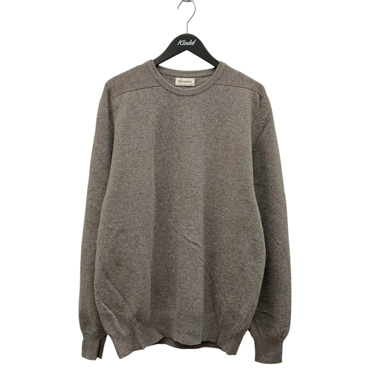 GLENMAC GEELONG LAMBS WOOLクルーネックニット 古着・中古-1枚目のアイテム画像